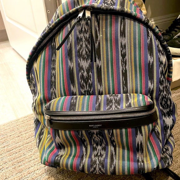 Saint Laurent City Backpack - Made in Italy - Ikat - Picture 1 of 6